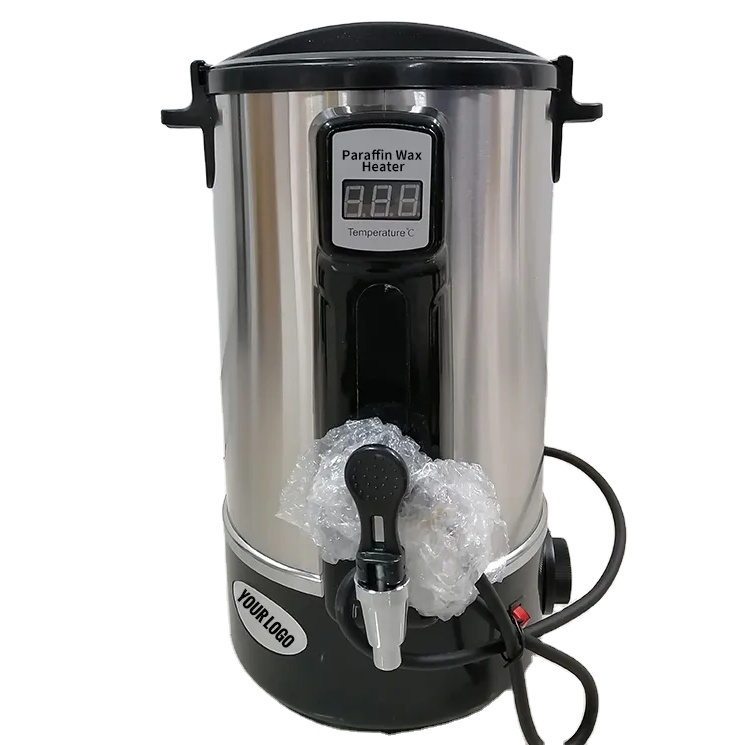 Fondeur de cire à double paroi de 20 L, 120 V, électrique, pour la fabrication de bougies
