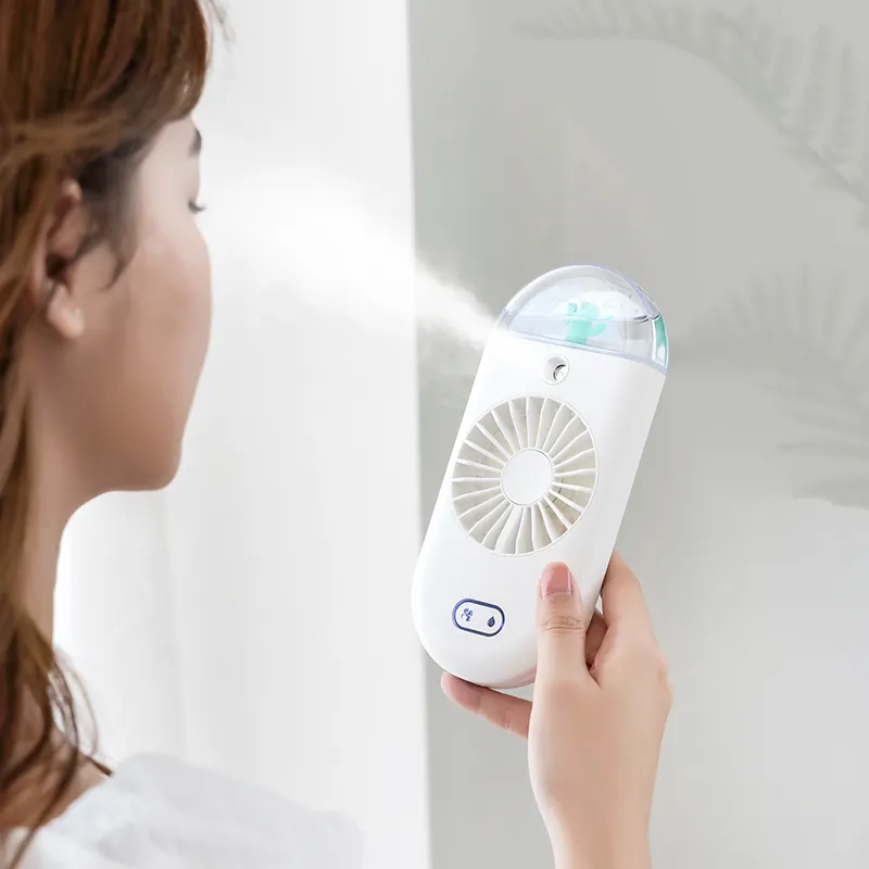 New Design Creative Portable Fan Water Spray Mist Cooling Mist Fan for Outdoor