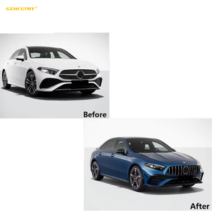 Grille centrale de voiture en PP de haute qualité pour Mercedes-Benz <span class=keywords><strong>Classe</strong></span> <span class=keywords><strong>A</strong></span> <span class=keywords><strong>W177</strong></span> Grille GT 2023y+ <span class=keywords><strong>AMG</strong></span> 35 Pare-chocs avant de voiture Grille de capot - Product Image 3