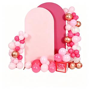 Arco Nuziale in Metallo per Decorazioni di Compleanni e Baby Shower, Pannello di Sfondo Elastico a Forma di U - Product Image 3