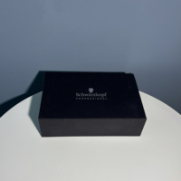 Premium Matte Black Paper Box Like Velvet Midnight Featuring logo Like a Master Barber for Professional Hair Care Packaging