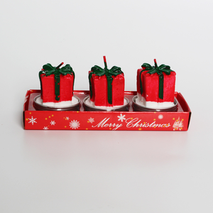 クリスマスミニキャンドルライトギフトセット卸売、サンタ、ツリー＆雪だるまのクリスマスデコレーションキャンドル、ロマンチックな祝祭用テーブルオーナメント - Product Image 5