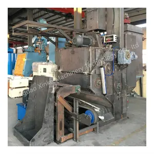 Qingdao Xinke Aanpassing Automatisch Laden Lossen Tuimelen/Crawler/Schort/Rubberen Riem Type Schot Straalmachine