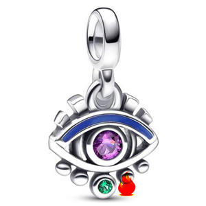 Serie Pan Me, Accesorios de Joyería DIY, Cuentas Modernas para Pulseras, Mini Colgante de Diamantes, Plata 925, Charms con Logotipo de Marca Personalizado, HaYa - Product Image 3