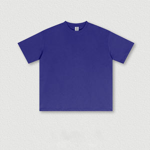 T-shirts à manches courtes en coton 100% de haute qualité, tricotés, surdimensionnés, 230 g/m², 30 couleurs, S2501 - Product Image 5