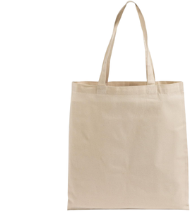 Sac fourre-tout 100 % coton biologique personnalisable avec logo, grande capacité, écologique, réutilisable, en toile vierge pour les courses au supermarché, style lettre - Product Image 1