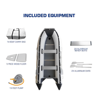 Bateaux à rames et kayaks en PVC au design tendance, modèles populaires de 2m, 3m, 4m, bateau de pêche gonflable Auckland à vendre
