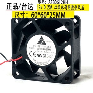 เดลต้า AFB0612HH 60 มม. 12V 0.20A DC พัดลมเซิร์ฟเวอร์แบบไม่มีแปรงถ่าน ลูกปืน - Product Image 5