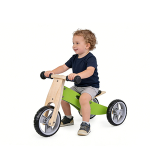 Jouet écologique pour enfant avec siège réglable, vélo d'équilibre <span class=keywords><strong>en</strong></span> <span class=keywords><strong>bois</strong></span> pour bébé, convertible <span class=keywords><strong>en</strong></span> <span class=keywords><strong>tricycle</strong></span> pour enfant - Product Image 4