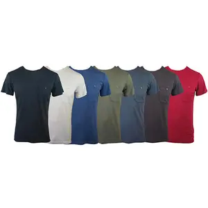 Mannen Goedkope Bulk Blanco T-shirts Zachte Kwaliteit Katoen Polyester Bamboe T-shirts Voor Groothandel