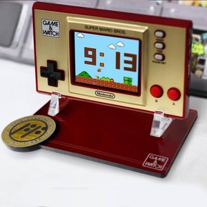 RAY YI Soporte de Exhibición de Acrílico Nintendo Game Watch/<span class=keywords><strong>Super</strong></span> <span class=keywords><strong>Mario</strong></span> <span class=keywords><strong>Bros</strong></span> Famicom Style Rose Colored Gaming Special Edition Plástico - Product Image 4
