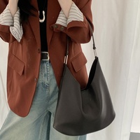 Bolsas Feminina rétro grande capacité sacs fourre-tout haute qualité en cuir véritable sous les bras sacs minimaliste femmes Hobo sac à bandoulière
