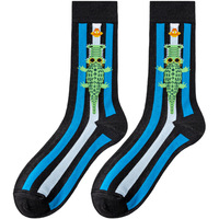 Chaussettes de skateboard en gros Automne Hiver 2026 – Nouveauté créative et amusante : Crocodile, Chien, Chat – Chaussettes fantaisie pour hommes, motif dessin animé