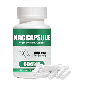 Capsules de NAC pur à haute puissance, complément alimentaire à base de N-acétylcystéine pour la détoxification du foie, l'antioxydation, la santé immunitaire et pulmonaire - Product Image 1