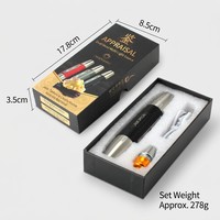Linterna de Llavero de Aleación de Aluminio Premium con Luz Roja, 3 LED de 650nm, 700 Lúmenes, Reflector de Aluminio, Recargable 18650, Portátil, IP65