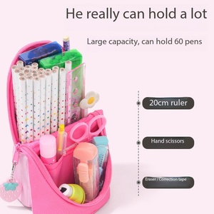 Astuccio Creativo di Nuovo Stile in Tessuto Oxford di Grande Capacità con Chiusura a Cerniera per Ragazzi e Ragazze, <span class=keywords><strong>Cancelleria</strong></span> di Alta Qualità per Scuole e Uffici - Product Image 4