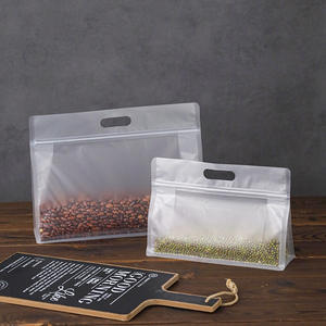 Sac à double fermeture éclair transparent givré Fournisseurs Pochette en plastique PET pour bonbons Café Snack Emballage alimentaire pour nouilles Sucre - Product Image 3