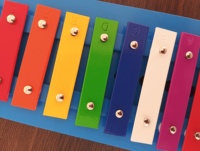 Thirteen Tone Colorful Orff Percussion Kids Aluminum Plate Piano Xylophone Durable