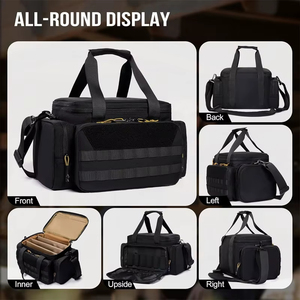 กระเป๋าใส่ปืนสำหรับยิงปืนและล่าสัตว์  กระเป๋าปืนแบบยุทธวิธี พร้อมแผ่นกั้นแบบถอดได้ 3 ชิ้น - Product Image 3