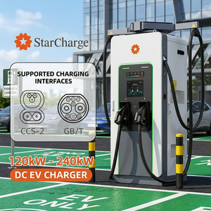Estaciones de carga de ciclo profundo de 120kW 180kW Starcharge Titan V5 UL CE ISO 15118 con brazo automático para uso público y montaje en suelo - Product Image 1