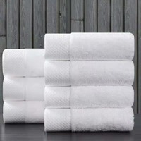 Large White Towels Bath Set Luxury 5 Star Hotel 100% Cotton Hand Bath Kids Towels
