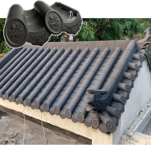 Tuiles de toiture japonaises traditionnelles en polymère pour toits de jardin, écologiques, en BMC, style antique, pour Chinatown - Product Image 2