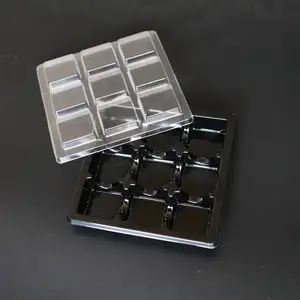 Food Grade Chocolate Candy Packaging With Tray Insert Plastic Tray Chocolate Truffles Box With Tray Insert