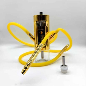 High Quality 2-in-One Function Acrylic Smoking <strong>Hookah</strong> Set 2000mAh Electric Shisha Non-<strong>Charcoal</strong> for Travel