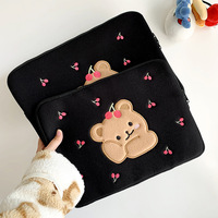 Corée du Sud Designer Liner Bag pour 11/13 Case Cherry Bear Tablet Computer Bag Housse pour ordinateur portable Pochette pour ordinateur portable