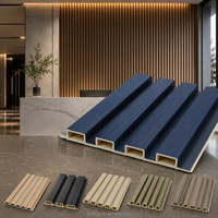 Paneles Separadores de Plástico 3D, Panel de PVC para Revestimiento de Paredes, Diseño Decorativo WPC para Paneles de Pared Interiores, Alternativa a la Madera
