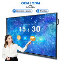 Pizarra Interactiva Tacteasy para Reuniones de Oficina, Android 16 EDLA 4k LCD con Lápiz, Pizarra Blanca con IA Integrada, en Stock