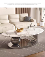 Mobilier moderne contemporain en métal Mesas De Centro pour salon hôtel bureau à domicile-Tables basses