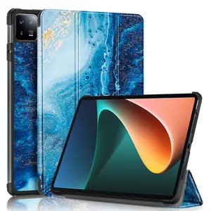 Yeni Xiaomi Pad 6 11 inç 2023 manyetik akıllı Tablet standı kapak için Xiaomi Pad 6 Pro 11 "otomatik uyandırma PU kabuk ile