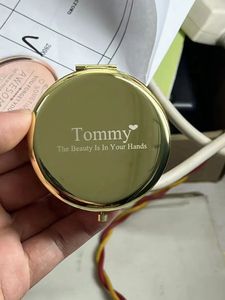 Tùy Chỉnh Chất Lượng Tốt Quà Tặng Khắc Logo Nhỏ Gọn Gương <span class=keywords><strong>Mini</strong></span> Vòng Túi Trang Điểm Gương Túi Xách Nhỏ Xách Tay Gương - Product Image 5