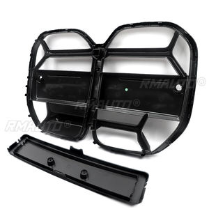 Grille de pare-chocs avant de style CSL pour BMW Série 4 2021-2023 G22 G23 430i M440i, grille de remplacement en maille, style fibre de carbone - Product Image 5
