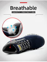 Chaussures d'athlétisme légères et chaudes pour l'hiver, bottes de sécurité pour hommes, chaussures de sécurité industrielles pour l'hiver