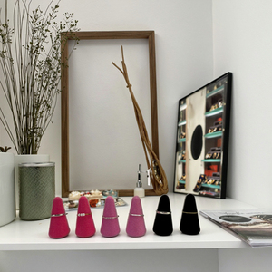 Exhibidor de Joyería Redondo de Plástico de Lujo Resistente a los Arañazos, Soporte para Anillos y Pendientes, Accesorios para Mostrador, Contenedor de Joyería para Exhibición en Vivo - Product Image 1