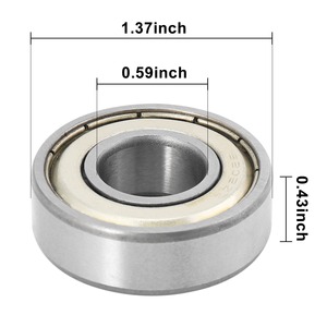 Roulement à billes radial miniature à gorge profonde blindé BTON 15x35x11mm <span class=keywords><strong>6202Z</strong></span> - Product Image 6