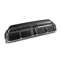 Kit de diffuseur de pare-chocs arrière style M240 pour BMW Série 2 G42 2022+ avec diffuseur central en fibre de carbone préimprégnée noir brillant