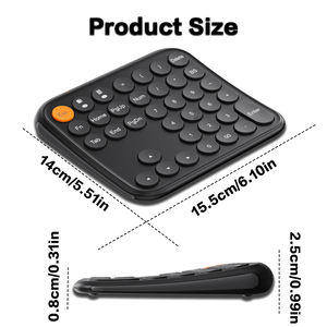 2.4G Dual-Mode Numeric Keypad Rechargeable <b>Keyboard</b> Multi-Device 36-Keys Number USB Keypad for Accounting <b>Office</b> and Business - Product Image 6
