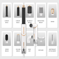 Sèche-cheveux haute vitesse MK-327F personnalisé avec 110 000 tr/min et 6 accessoires pliables