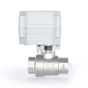 วาล์วไฟฟ้า Tonhe DN15 แบบมุมฉาก สแตนเลส สำหรับควบคุมน้ำเสีย - Product Image 2