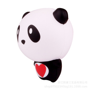 Pu Panda Fidget Toy Soft Slow <b>Rebound</b> Stress Reliever For Kids 2 4 Years Unisex Cartoon Decor - Product Image 2