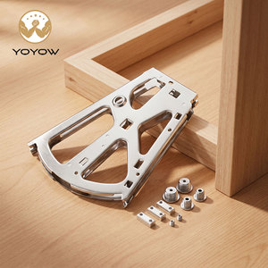 Functional Hardware Shoe Rack Cabinet Hidden <b>Shelves</b> Tipping Flip <b>Bracket</b> Metallic Stent Hinge Mute Opening Closing Durable - Product Image 1
