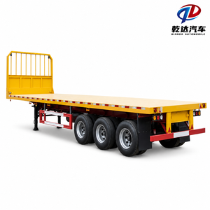 Semi-<span class=keywords><strong>remorque</strong></span> à plateau robuste avec poutre renforcée pour la logistique industrielle - Product Image 3