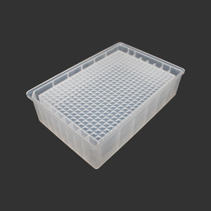 Tanque de Almacenamiento de Líquidos Yongyue de 384 Pocillos, 185 ml, Material PP, Fondo Plano, Placa Cuadrada para Dispensación de Muestras de Laboratorio - Product Image 1