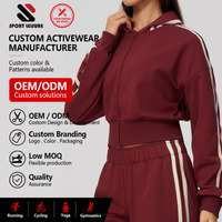 Vestes Courtes Zippées Respirantes et Légères pour Femmes, Idéales pour la Course, le Yoga, la Gym et l'Entraînement – Chemises de Sport à Manches Longues, Style Simple et Tendance