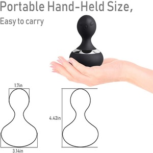 Xysy <b>Massage</b> <b>Ball</b> 10 Frequency Strong Vibration Magnetic Charging Black 100% Waterproof Vibrator for Women Masturbation Adult - Product Image 3