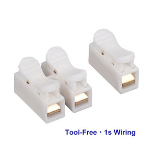 Chama Retardante CH3 Quick Splice Conector Elétrico 3Pin para Lâmpada LED Safe Splicing Fiação Bloco Terminal Push Wire Connector - Product Image 4