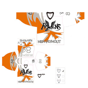 Maglia da Hockey su Ghiaccio Traspirante con Stampa Sublimatica - Personalizzabile con Nomi e Numeri <span class=keywords><strong>di</strong></span> <span class=keywords><strong>Squadra</strong></span>/Giocatore, Design Reversibile, 100% dal Produttore Cinese - Product Image 3